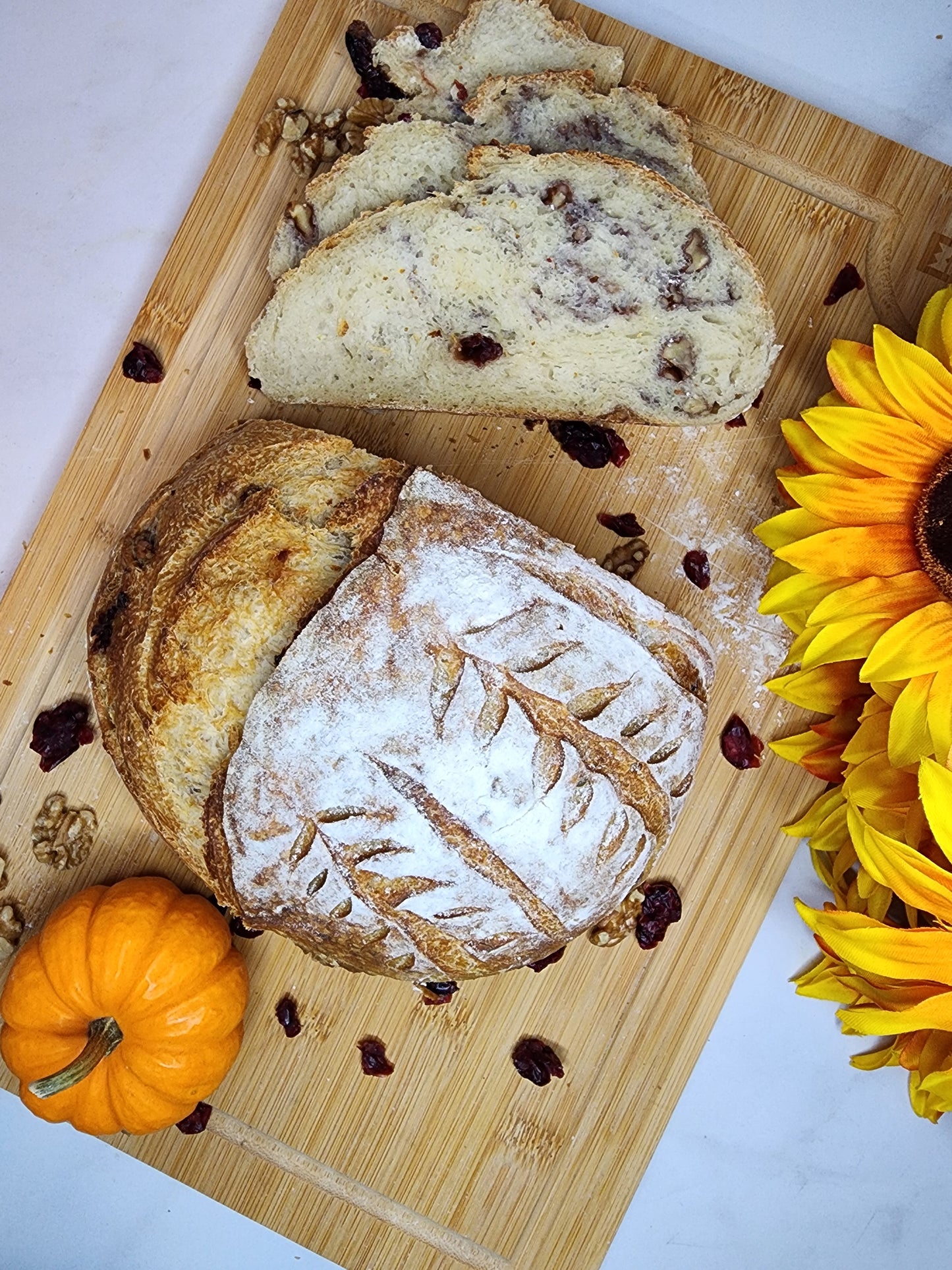 Cranberry Walnut Sourdough Bread